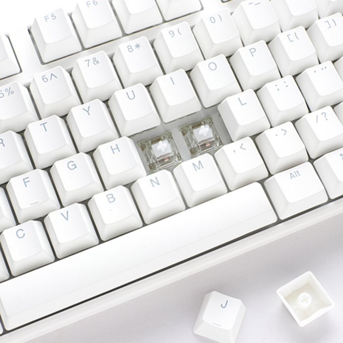 Механічна клавіатура Ducky One 3 TKL Cherry MX Blue RGB White UA