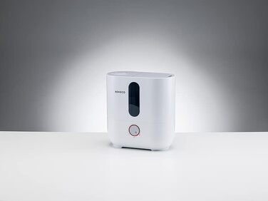 Ультразвуковий зволожувач повітря BONECO U300, 5 л, для кімнат до 50 м², з арома-функцією, авто-вимкненням, індикатором порожнього бака, фільтром, білий