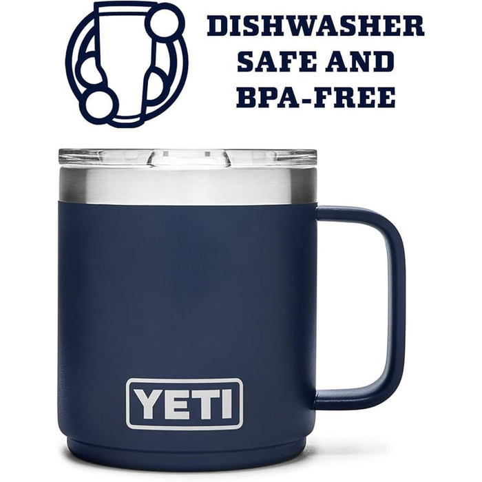 Термокружка YETI Rambler з кришкою MagSlider, Navy, 295 мл