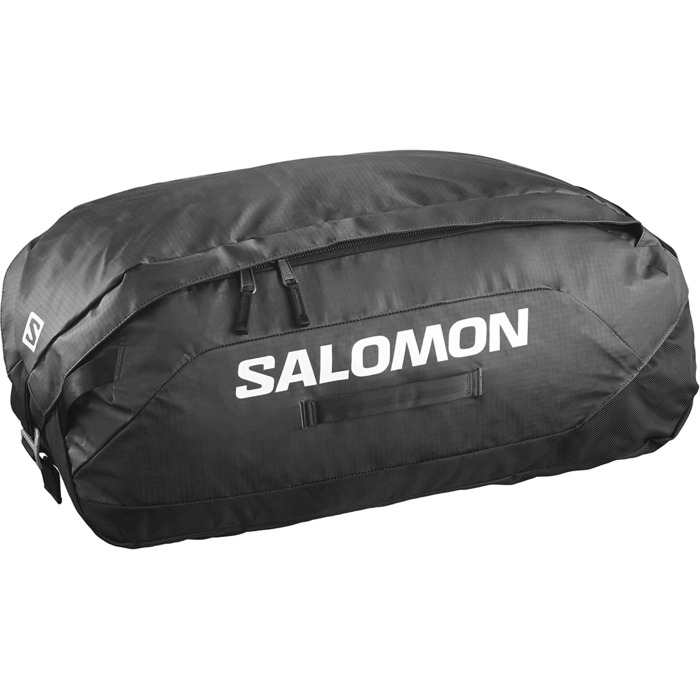 Сумка-баул Salomon Duffel 45 л для подорожей, унісекс, міцна, чорна