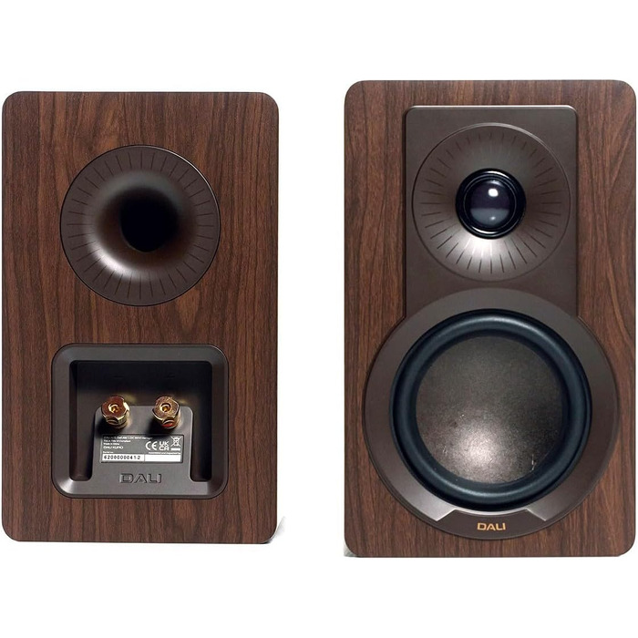 DALI KUPID Premium: Компактні поличні Hi-Fi колонки (пара) – карамельно-білі. З настінним кріпленням