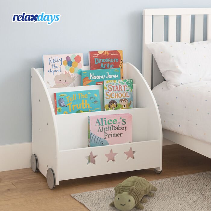 Дитяча мобільна полиця Relaxdays