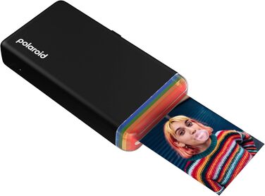 Polaroid Hi-Print 2-ге покоління: Bluetooth-принтер для фотографій 2x3 дюймів (чорний)