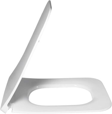 Villeroy & Boch Venticello SlimSeat унітазне сидіння з мікроліфтом, знімний дюропластовий кришка для унітазу, прямокутний, білий глянцевий, оригінал