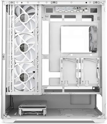 Комп'ютерний корпус Sharkoon AK6 RGB ATX білий