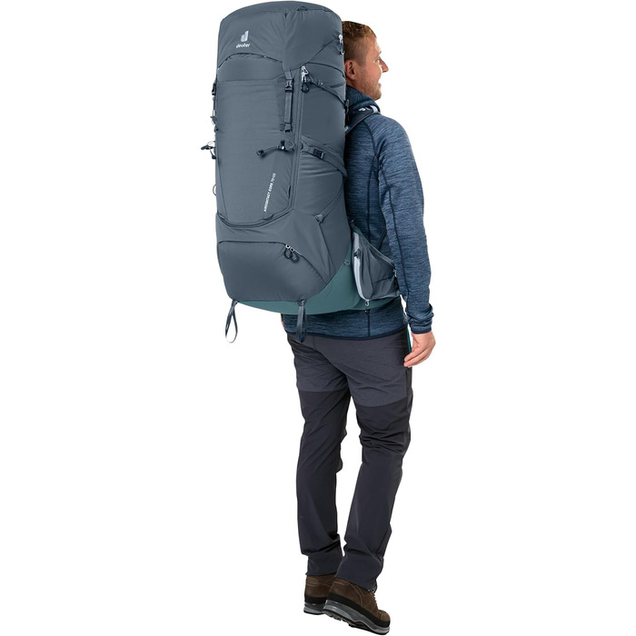 Рюкзак для трекінгу Deuter Aircontact Core 70+10 л графітовий (модель 2024)