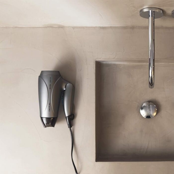 Фен для волосся Cecotec IoniCare Power&Go Black, 2400 Вт, з концентратором, сірий