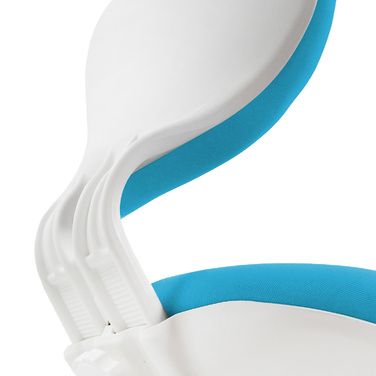 Дитячий офісний стілець KID VIVO, тканина, блакитний колір