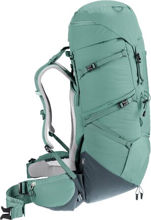Жіночий трекінговий рюкзак deuter Aircontact Core 45+10 SL, 45+10 л, нефрит-графіт, модель 2024