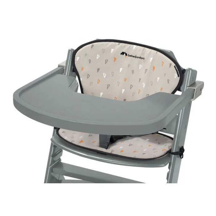 Стілець для годування Bebe Confort Timba Warm Grey з вкладишем