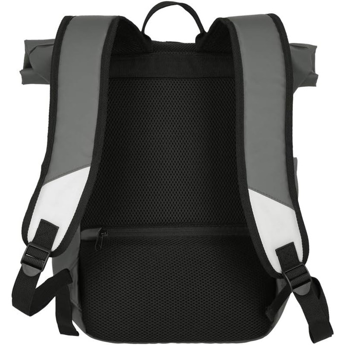 Рюкзак travelite Rolltop водонепроникний, велосипедний, міський, з роллтоп-застібкою та світловідбивачами, 19 л, 48 см, сірий (антрацит)