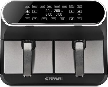 Фритюрниця G3 Ferrari G10150 Duo, подвійна аерофритюрниця, 8 л, 1700 Вт