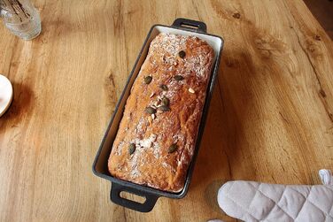 Форма для випікання хліба Echtwerk з чавуну без кришки, емальована, 1,5 л, для духовки, гриля та індукції