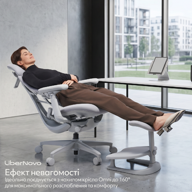 Ергономічна підставка для ніг LiberNovo StepSync Footrest Glacier Omni Pro
