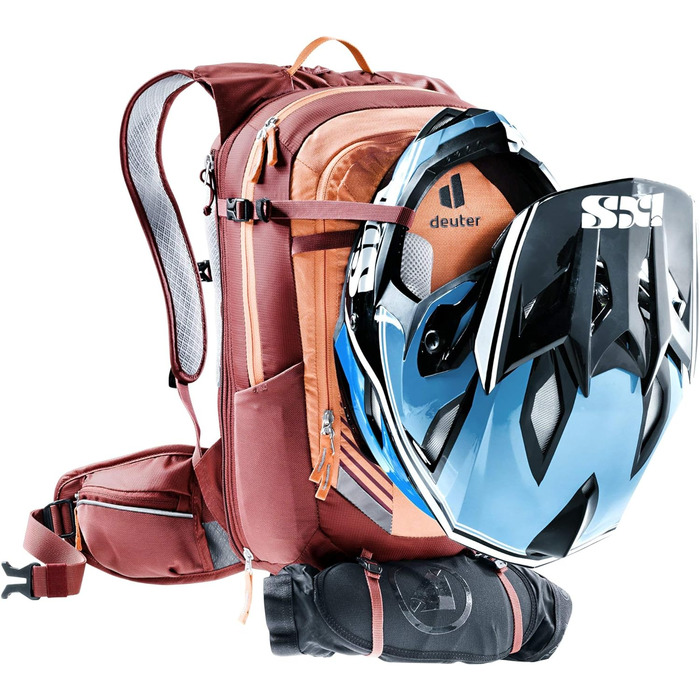 Жіночий велосипедний рюкзак Deuter Compact EXP 12 SL, 12 л, сієнна-червоний, для спорту і подорожей