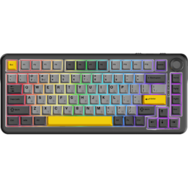 Клавіатура механічна бездротова Ajazz AK820 MAX PLUS Daydream Switch RGB Wireless/BT/USB Black