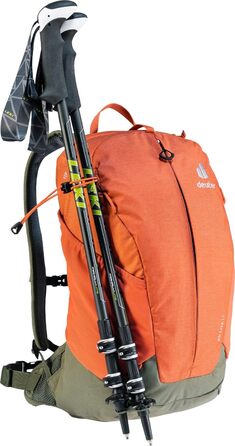 Унісекс туристичний рюкзак Deuter AC Lite 17 л, паприка-хакі