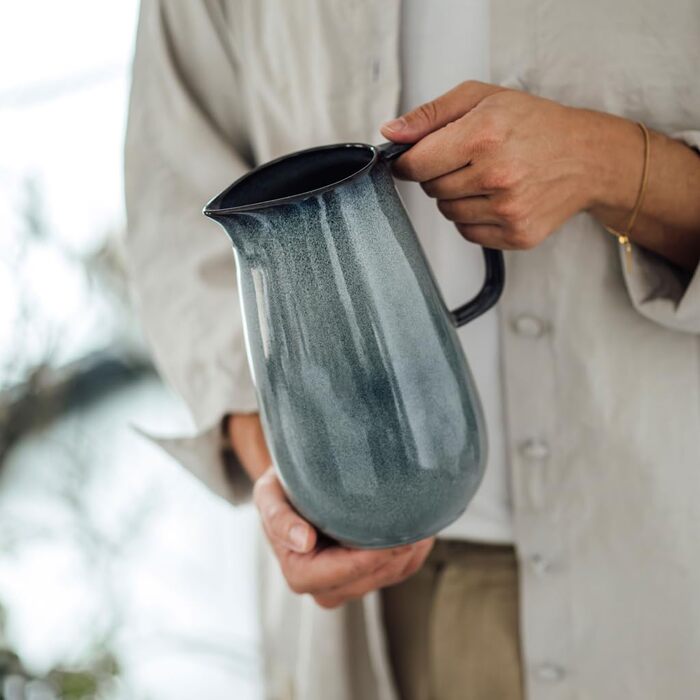 Керамічний глечик Villeroy & Boch like.it сірого кольору (Lave gris), 1,6 л