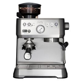 Кавомашина Solis Grind & Infuse Perfetta 1019 з вбудованою кавомолкою та функцією приготування еспресо, капучино та гарячої води - нержавіюча сталь
