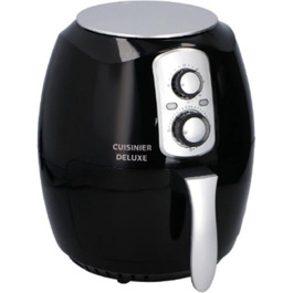 Аерофритюрниця Cuisinier Deluxe 3,6 л, 1400 Вт, таймер 60 хв, 80-200°C