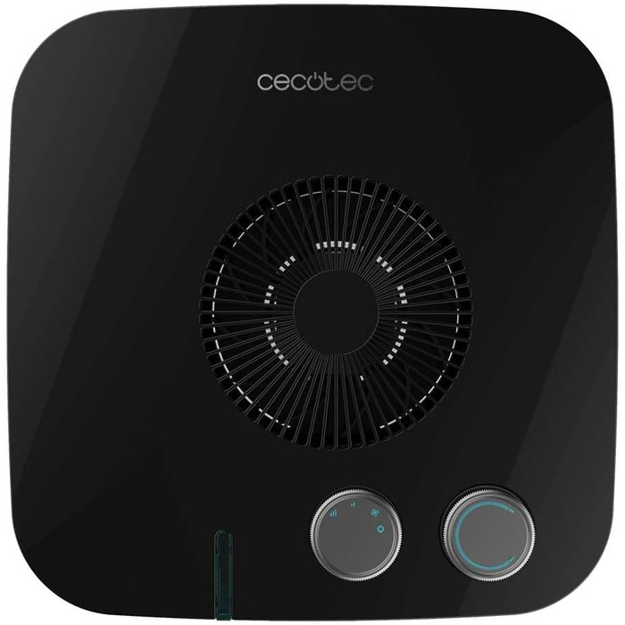 Електричний обігрівач Cecotec ReadyWarm Force, 2000W, чорний. Регульований термостат, 2 режими потужності, 3 режими роботи, зона покриття до 20м²