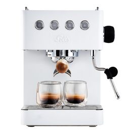 Кавомашина еспресо Solis Barista Gran Gusto: професійна ріжкова напівавтоматична, знімний резервуар, нержавіюча сталь, біла