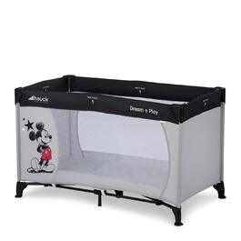 Дитяче ліжко-манежа Hauck Dream N Play з матрацом 120x60 см, з переносною сумкою та складним дном (Mickey Sterne)