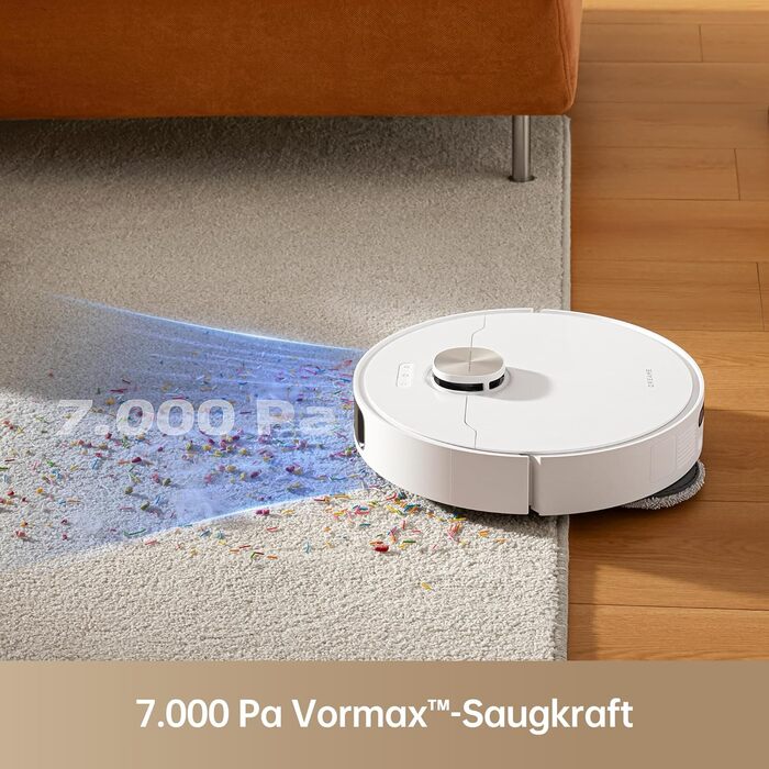 Робот-пилосос Dreame L10s Ultra Gen 2 з функцією миття, технологія RoboSwing™, потужність 10000 Pa Vormax™, режим для тварин, автоматична база, ефективне прибирання килимів