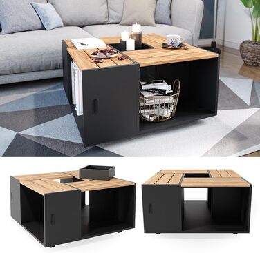 Журнальний стіл Vicco Anton білий, 80x43 см, сучасний дизайн