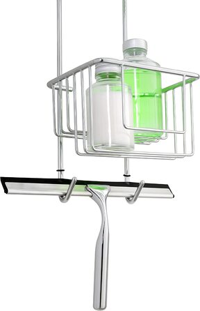 Підвісна полиця для душу Kowald Design, хром, вузька, 68x15x12 см