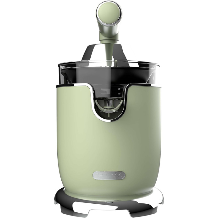 Електрична соковитискачка для цитрусових Cecotec Xqueeze RetroJuice 1000 Green. 1000W, нержавіючий фільтр, 2 конуси, система запобігання краплі