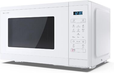Мікрохвильова піч SHARP YC-MS252AE-C, 900 Вт, 11 режимів, функція розморожування, 47,2×28×34,5 см, кристал