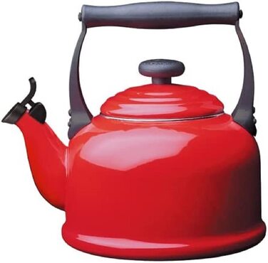 Чайник для води Le Creuset Tradition, емальована сталь, 2.1 л, вишнево-червоний