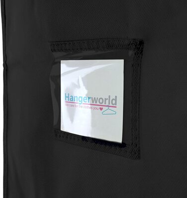 Дихаючі чохли для одягу Hangerworld, 152 см, чорні, комплект 3 шт.