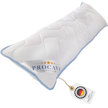 Подовжена подушка для сну на боці PROCAVE Top Cool, дихаюча анатомічна подушка-боді від болю в спині, 40x200 см, Made in Germany