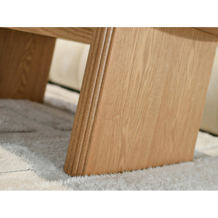 Журкавий стіл Mebel-Partner овальний, 120 x 60 x 42,5 см, колір дуб