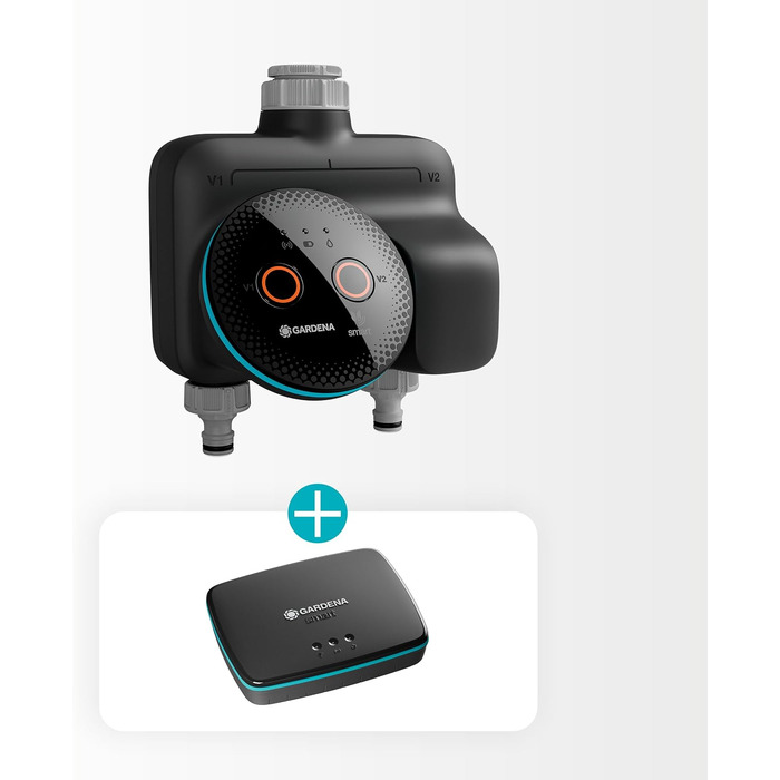 Gardena smart Water Control 19033-20: Система автоматичного поливу для саду з управлінням через смартфон, датчиком вологості та захистом від заморозків