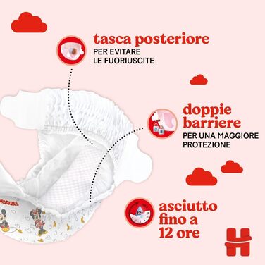 Підгузки Huggies Little Movers розмір 5 (11-25 кг), суперпоглинаючі, дизайн Disney, Giga-Pack, 126 шт.