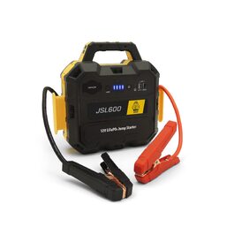 Бустерний пускач MAXTOOLS JS500 2200A 22Ah для авто та мікроавтобусів 12V (бензин/дизель), Powerbank з LED-ліхтарем та USB-портом