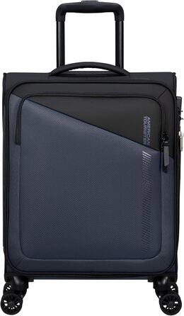 Валіза American Tourister Daring Dash Spinner L, розширювана, 77 см, 107/117 л, чорна/сіра