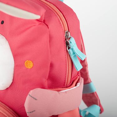 Дитячий рюкзак sigikid для садочка, легкий, міцний, 5,2 л, для дітей 2-5 років, різнокольоровий (зайчик/рожевий), для дитсадка, прогулянок та поїздок