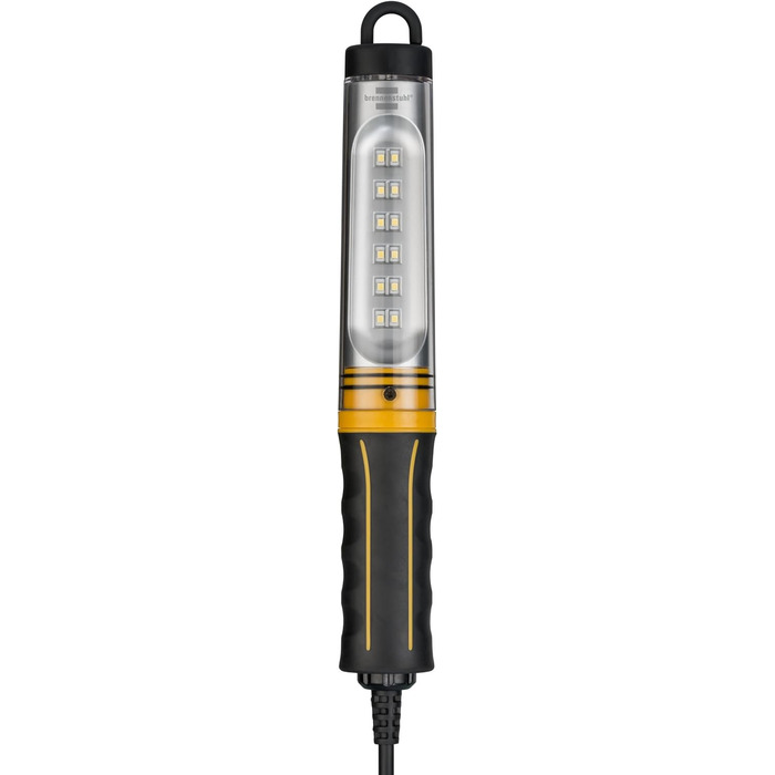 Диммована робоча лампа Brennenstuhl з SMD LED, інспекційна лампа 570 лм, IP65, IK07, 12 LED, 5 м кабель, для майстерні