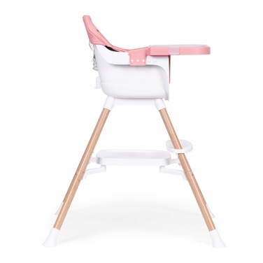 Дитячий стільчик для годування 2в1, рожевий, Ecotoys