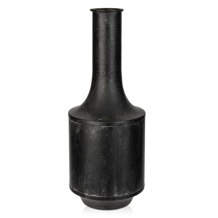 Ваза для квітів Vintage Vasen Schwarz, металева, декоративна, в стилі Shabby Chic для букетів