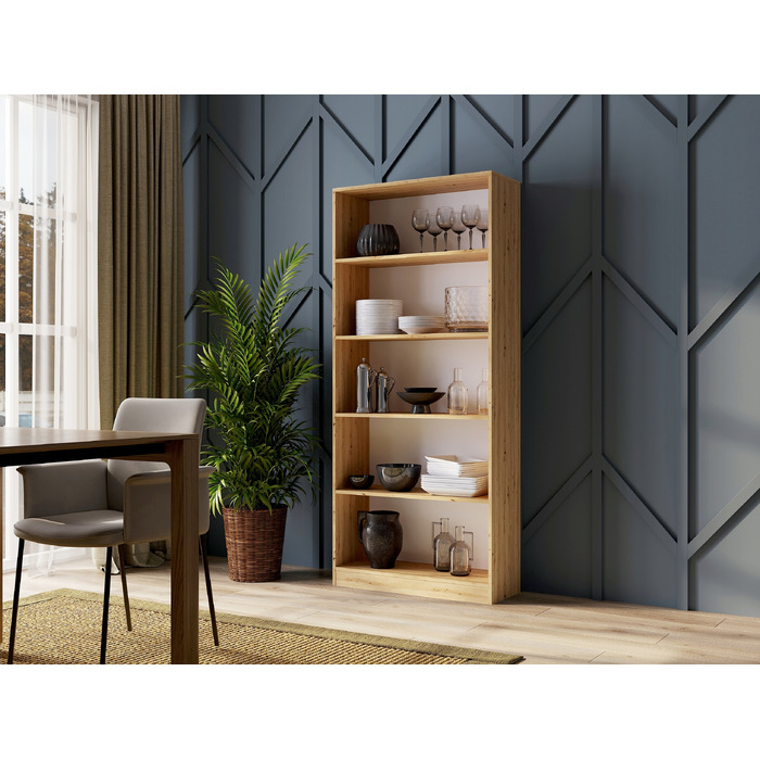 Стелаж TopEshop 80 x 30 x 182 см, дуб