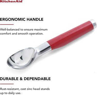 Порційний диспенсер для морозива KitchenAid One Size (Червоний, 2 шт.)