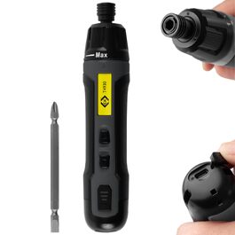 Акумуляторний шуруповерт C.K Tools T4930 3.6V USB-C з бітами PZ2/SL4 - потужний, електричний шурупокрут для електриків