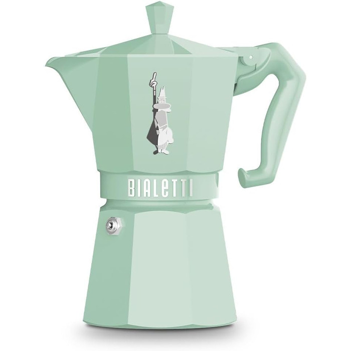 Кавоварка Bialetti Moka Exclusive на 6 чашок, зелена