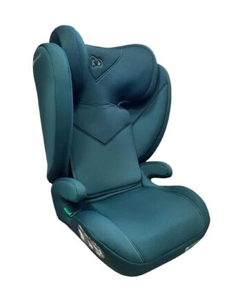 Дитяче автокрісло Kinderkraft I-SPARK 2 PRO (100-150 см), 2в1, i-Size, чорне/зелене