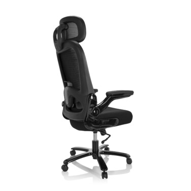 Надміцне крісло / офісне крісло INSTRUCTOR SW I PRO - XXL сітка / тканина чорна hjh OFFICE